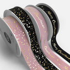 Sierlint - Velvet spikkel - 25mm – 20m