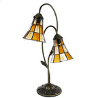Tafellamp Tiffany 35x18x61 cm E14/max 2x25W