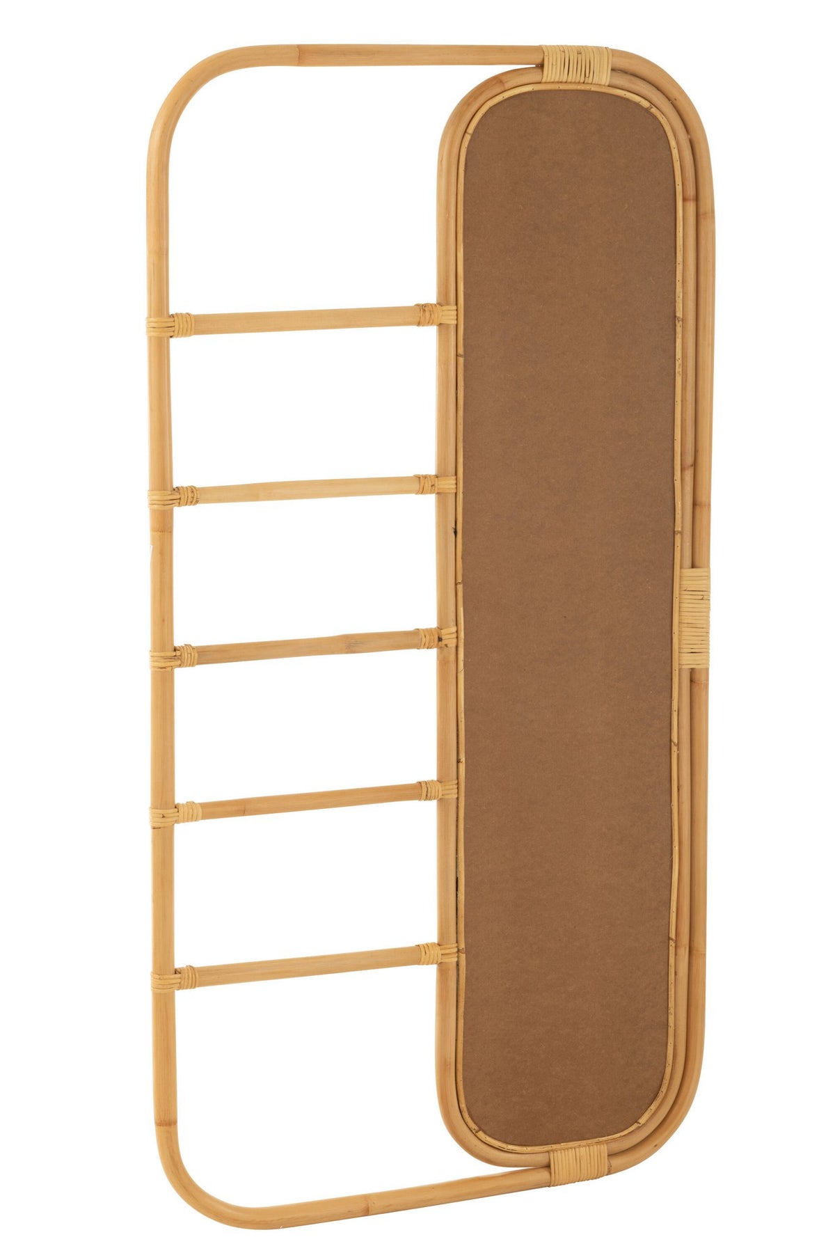 J -Line Spiegel Ladder - Rotan - Naturel - 80 x 152 cm