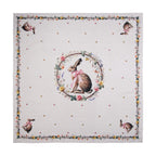 Tafelkleed 100x100 cm Beige Katoen