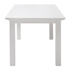 Tafel wit - mahoniehout - T759 - 3 maten