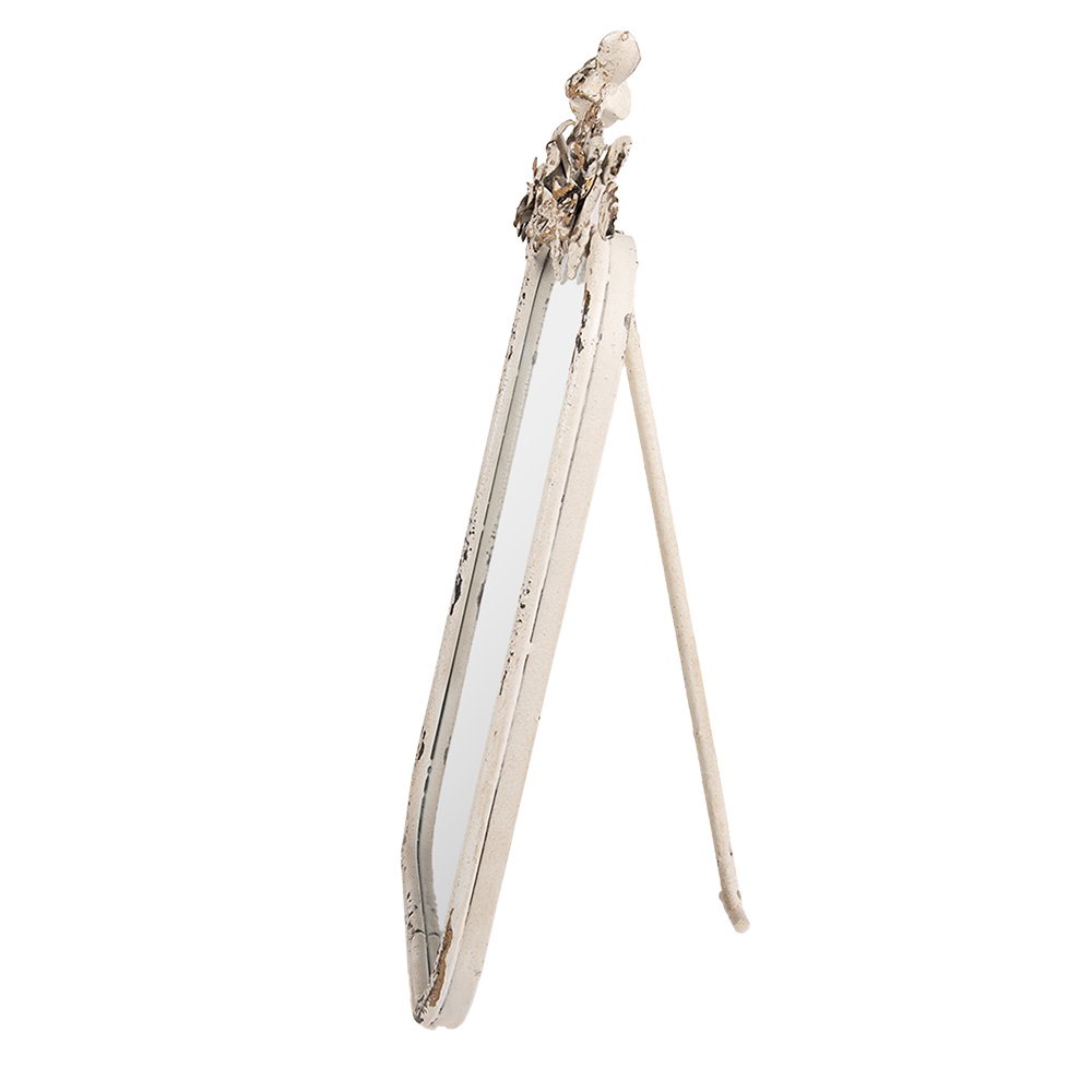 Tafelsspiegel 27x5x45 cm beige metaal