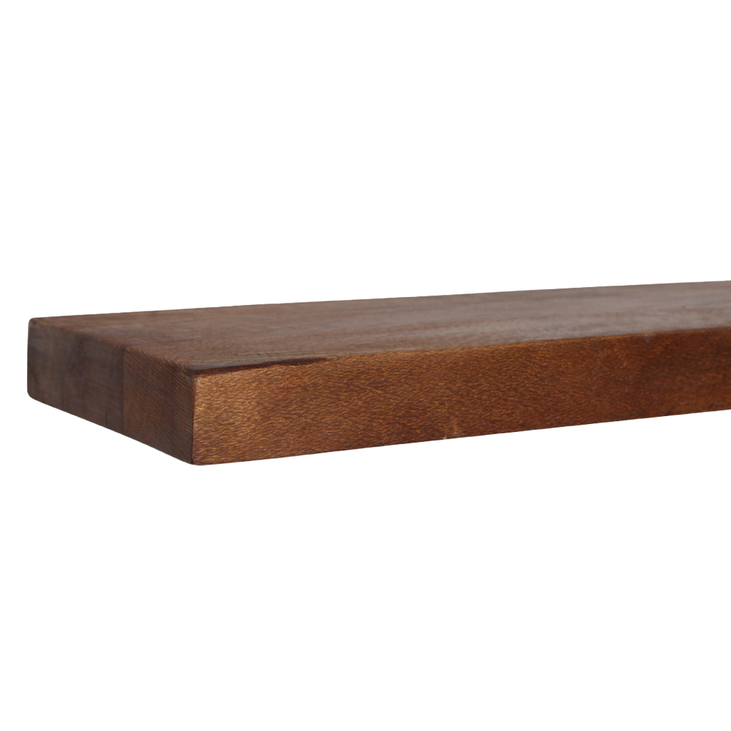 Factory zwevende wandplank bruin