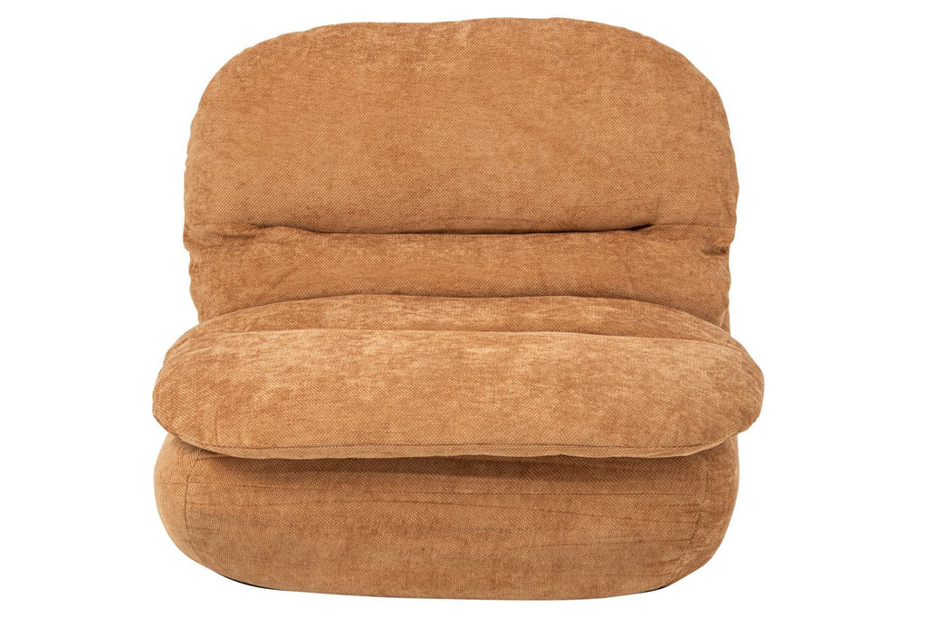 J-Line Gecomprimeerde chaise longue - schuim - oranje