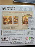 DIY Miniature Scene 3D Boekwinkel met LED- verlichting- MDF
