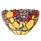 Wandlamp Tiffany 30x15x18 cm Groen Beige Glas Tiffany Lampen