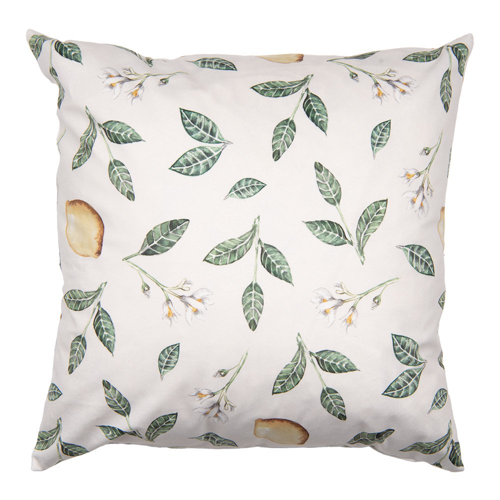 Kussenhoes 45x45 cm Beige Polyester Citroen