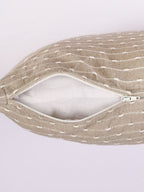 Set van 2 kussenslopen met geometrische accenten – interieurtextiel – duurzame katoenen stof – vierkant