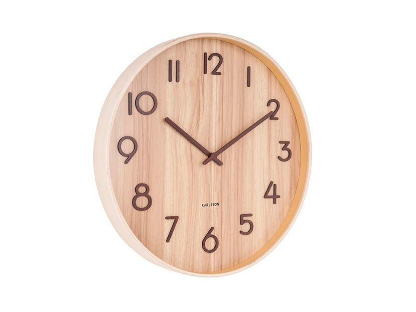 Wandklok Puur Medium