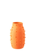 J-Line vaas Ruby Stippen - steengoed - oranje - S