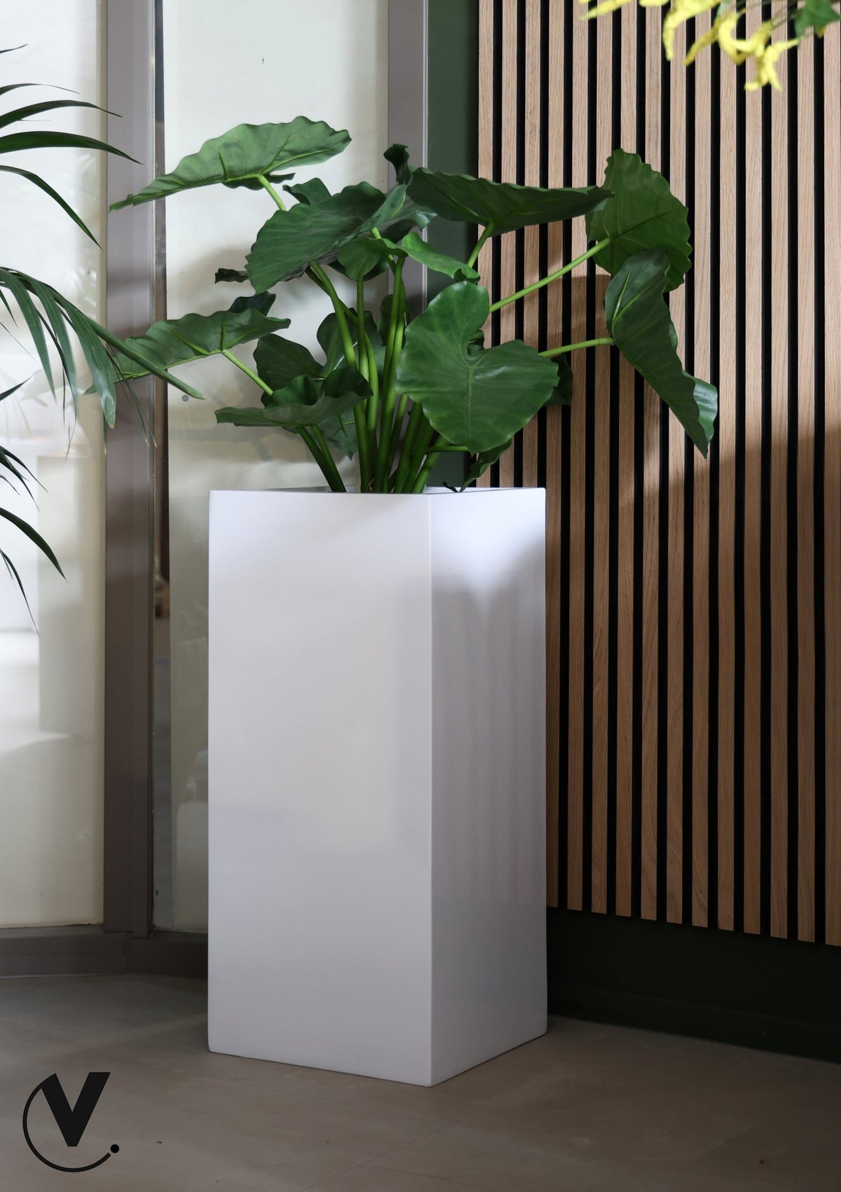 Zuil/Plantenbak - Mont Blanc shiny white