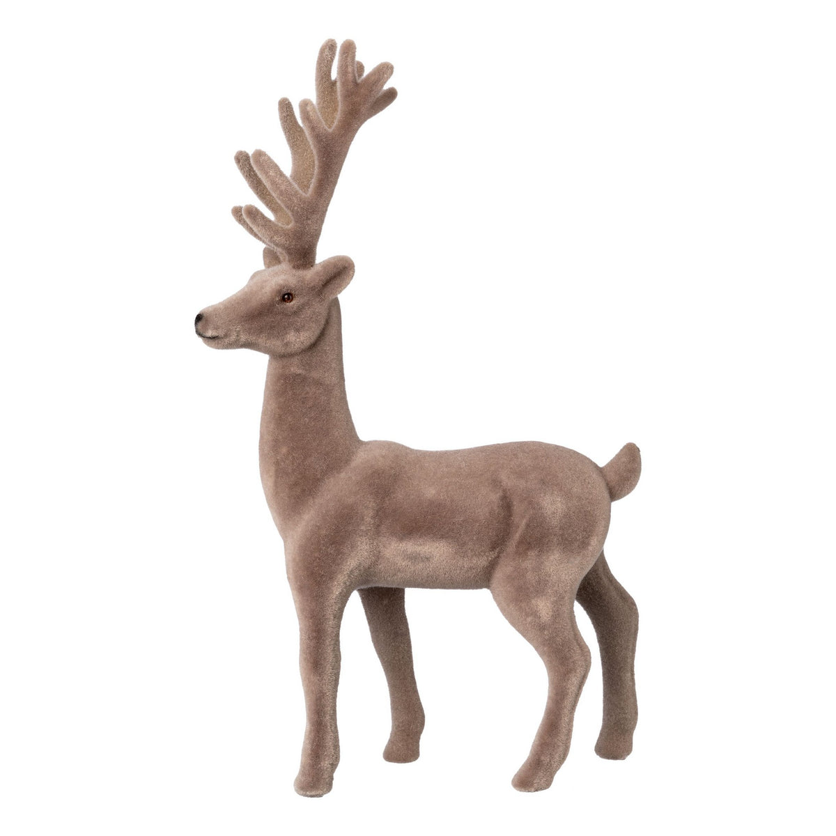 Vilten hert 29x17x5cm naturel