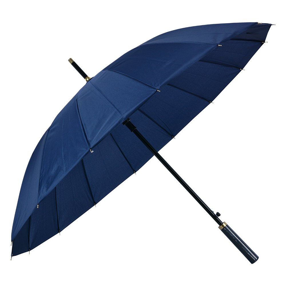 Paraplu Volwassenen Ø 100 cm Blauw Polyester Regenscherm
