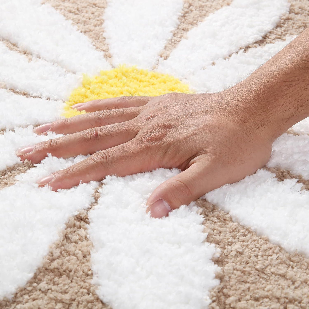 Abstract antislip wasbaar bad- en deurmatkleed | Sneldrogende, gemakkelijk te reinigen vloermat voor thuis, badkamer, binnen/buiten