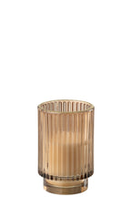 J-Line geurkaars Nordic Vetiver - lichtbruin - large - 30U
