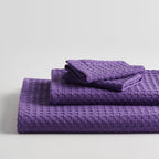 Katoenen wafelhanddoek - Badset