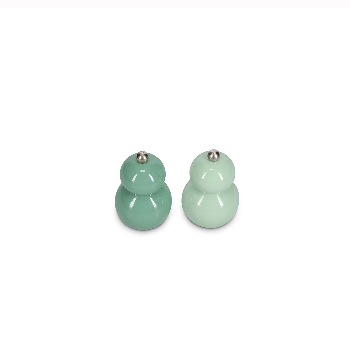 Peper/zoutmolen H12cm groen Betty - Set van 2