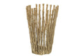 J-Line kaarshouder - aluminium - goud - L