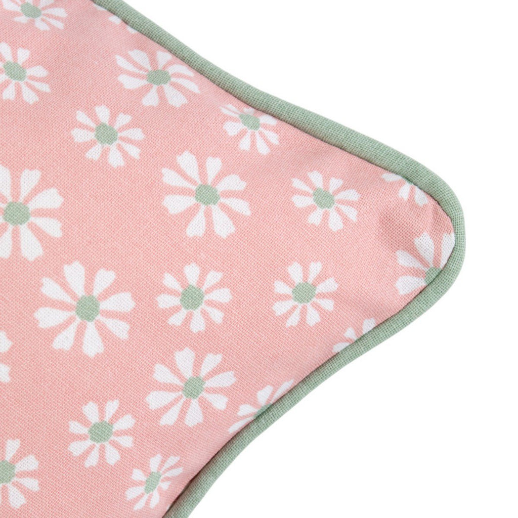 Daisy Flowers Kussen roze 30x50cm