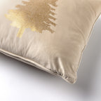 Textino Tree - Kussen 45x45 - Kerstdecoratie - Fluweel - Whisper White - Wit