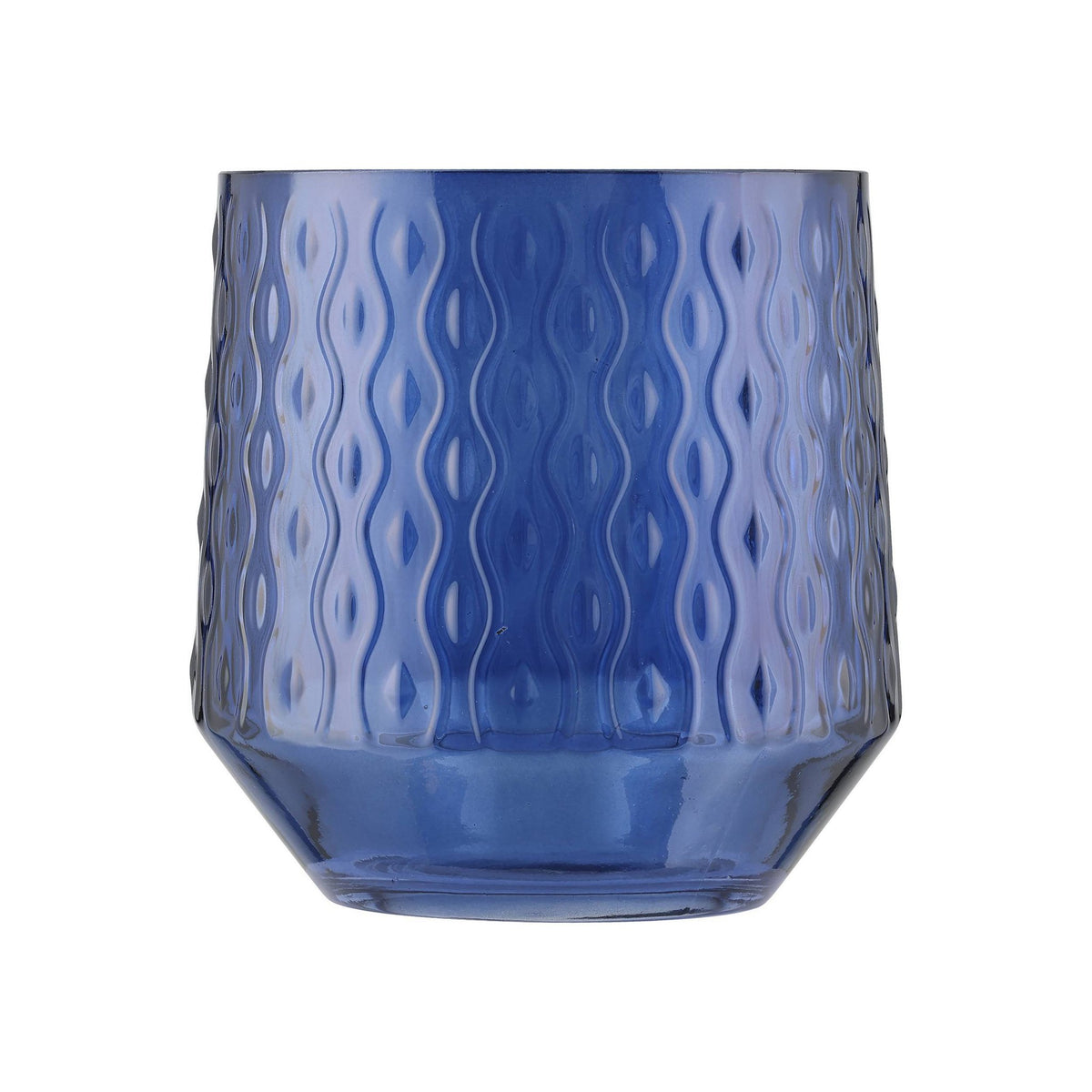 Windlicht Bezamby Blauw 14x14cm