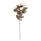 Kunstbloem Roos 43 cm Beige Kunststof