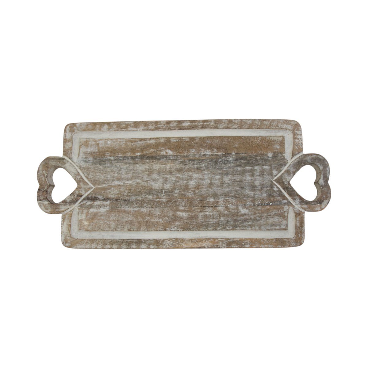 Snijplank mango hout heart 50x22cm