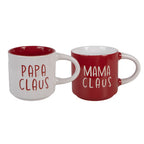 Mok Set van 2 400 ml Wit Porselein
