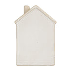 Decoratie Huis met LED 8x5x12 cm Beige Keramiek