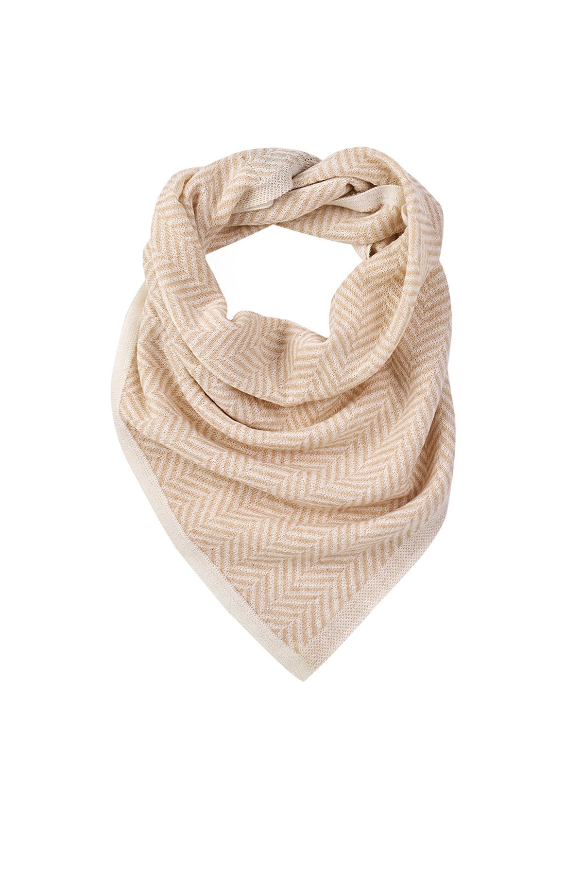 Lycia Square Foulard Ecru Beige