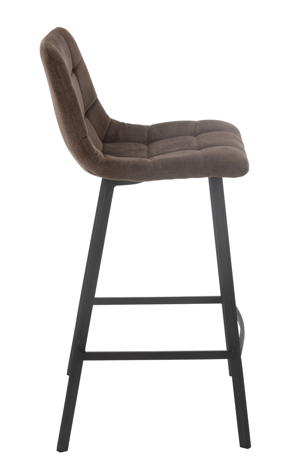 J-Line Barstoel Kent Metaal/Polyester Bruin