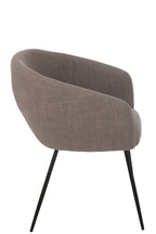 J-Line Stoel Wales Staal/Schuim Taupe