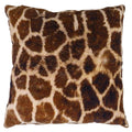 Kussen fluweel jungle giraffe print 45x45cm*