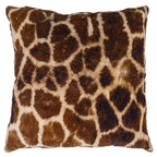 Kussen fluweel jungle giraffe print 45x45cm*