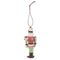 Kersthanger Notenkraker 12 cm Rood Polyresin Kerstboomversiering