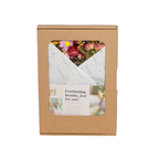 Geschenkdoos - Gedroogde Bloemen in Brievenbus - Multi