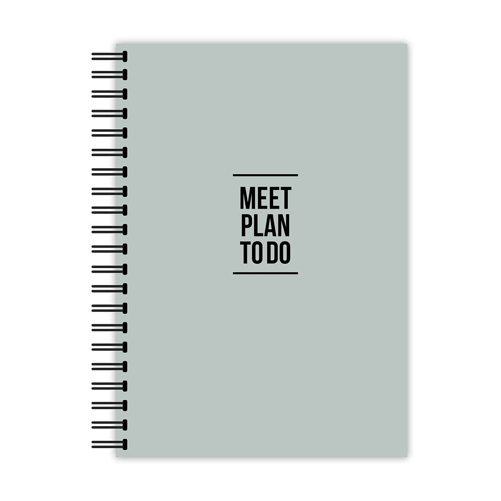 Notebook Meet Plan To Do, per 3 stuks