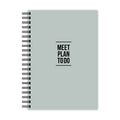 Notebook Meet Plan To Do, per 3 stuks