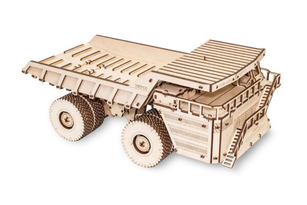 Eco Wood Art (EWA) 3D Mechanische Puzzel, Vrachtwagen Belaz 75710, 563, 43,5x21x17,5cm