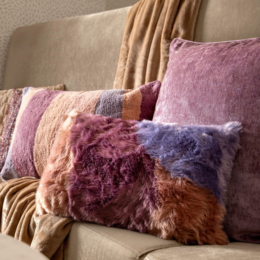 Nederlands decor Lewy - Cushion 45x45 cm - schemerige orchidee - paars