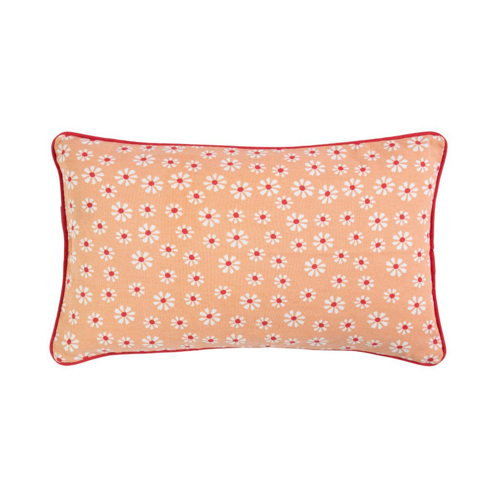 Daisy Flowers Kussen oranje 30x50cm