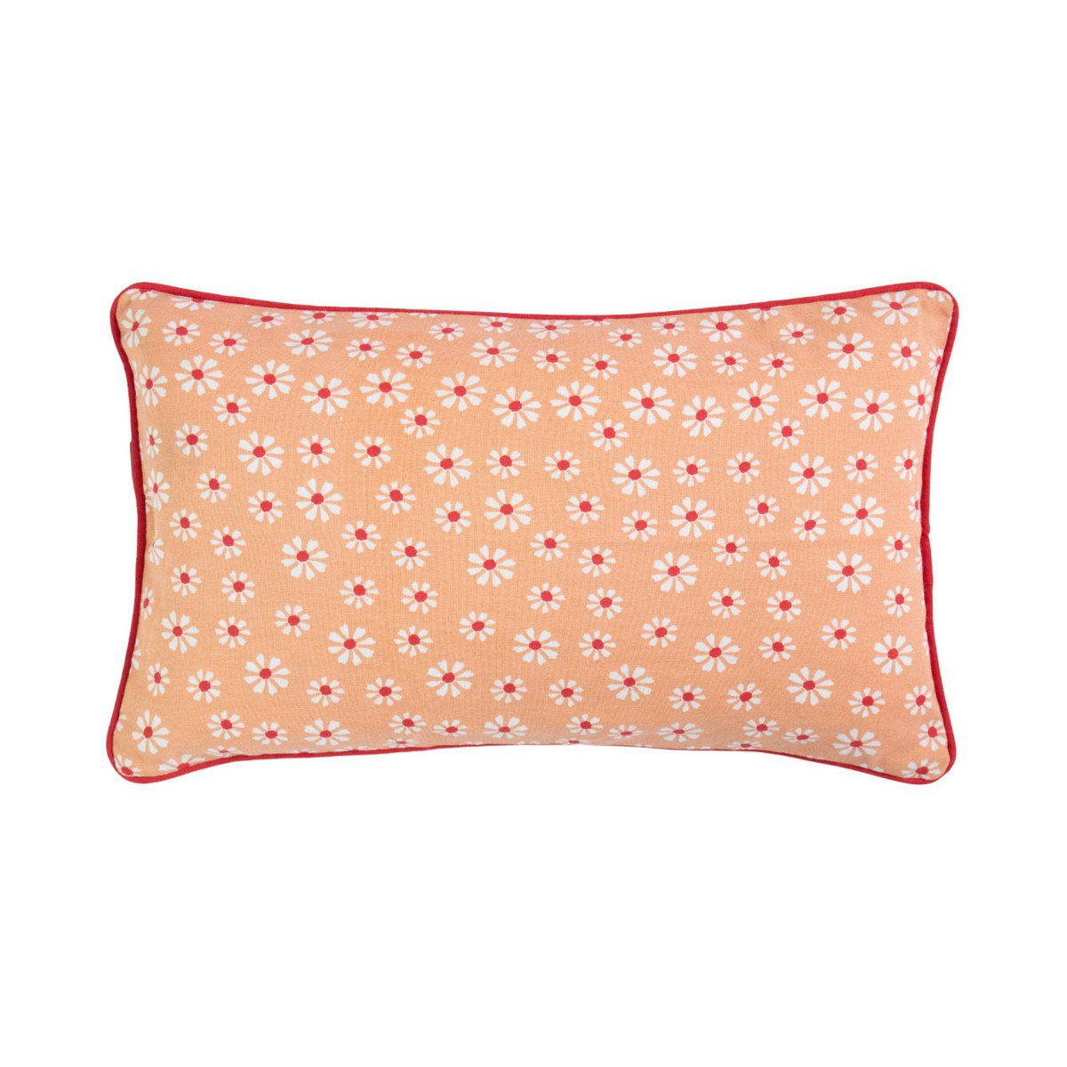 Daisy Flowers Kussen oranje 30x50cm
