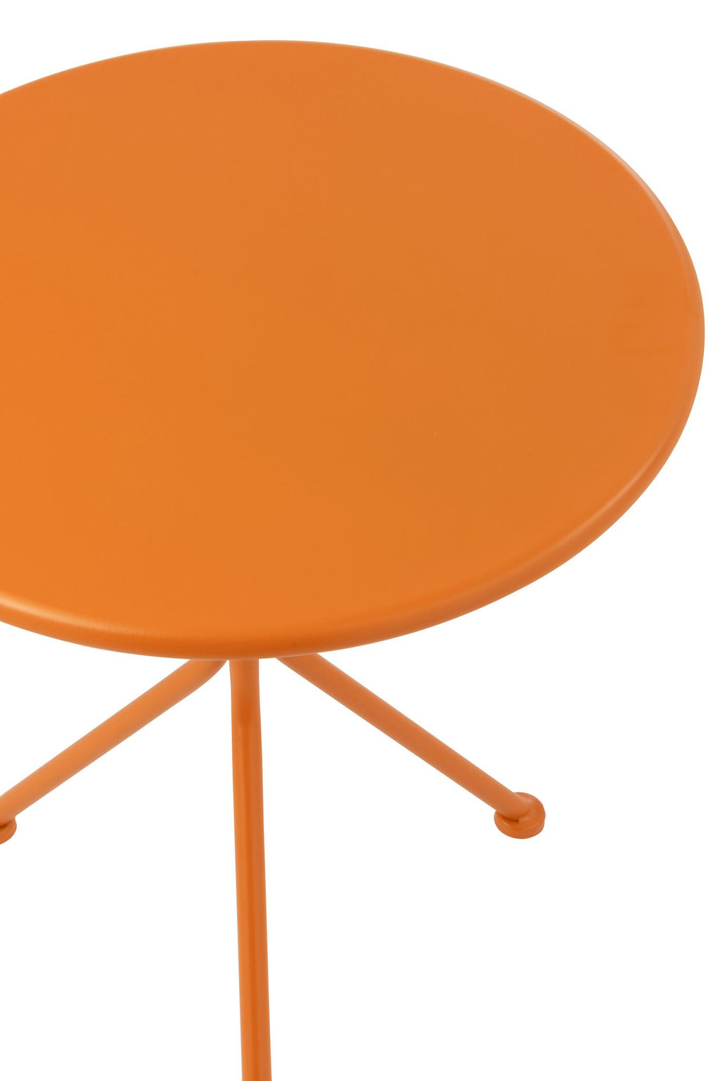 J-Line tafel Tripod Rond - metaal - oranje - S
