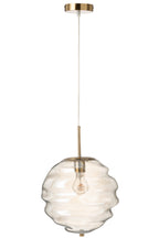 J-Line hanglamp Bijenkorf - glas - licht cognac