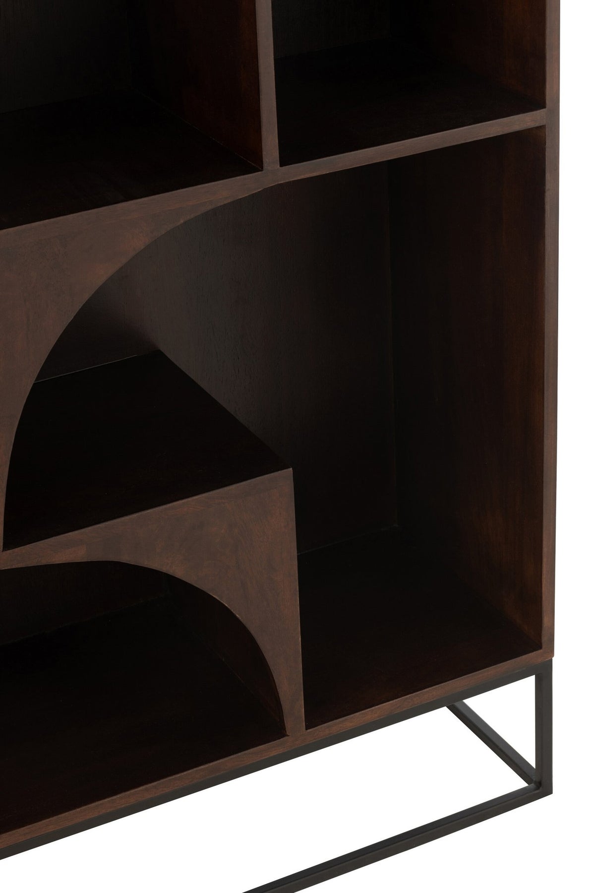 J-Line Rek Mode Mango Hout/Mdf Bruin