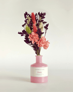 Dream Botanique Glazen Vaas met Botanische Bloemen - Pioenroos