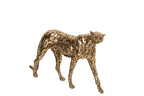 J-Line Jachtluipaard - polyresin - goud