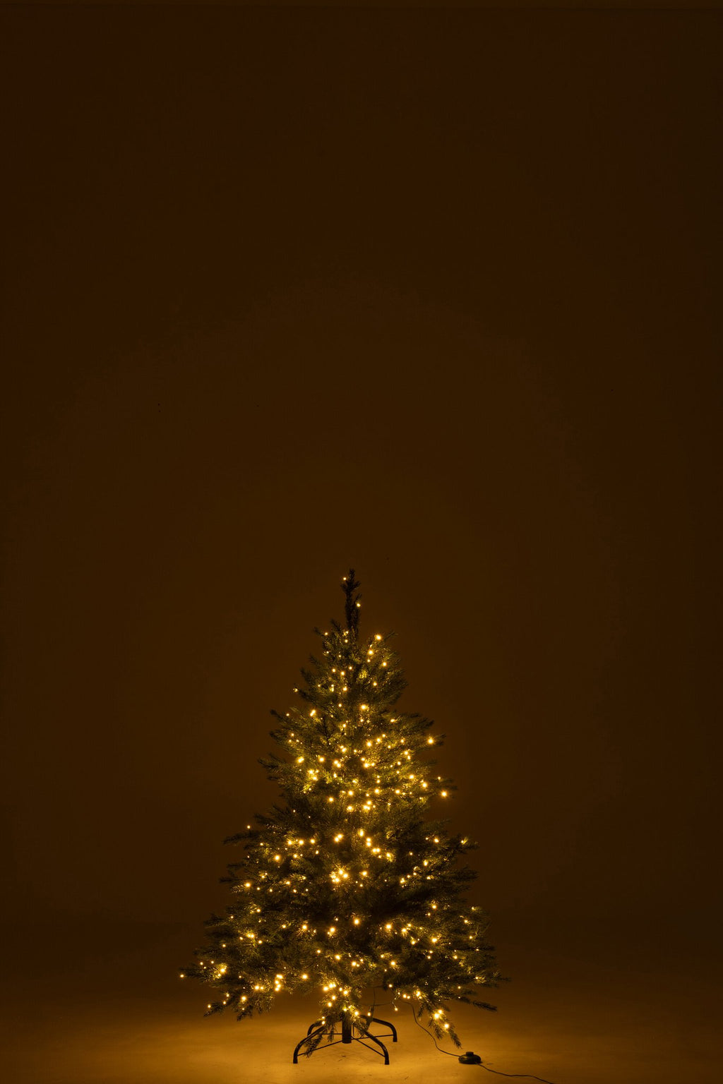 J-Line kerstboom 600 Led - kunststof - groen - S