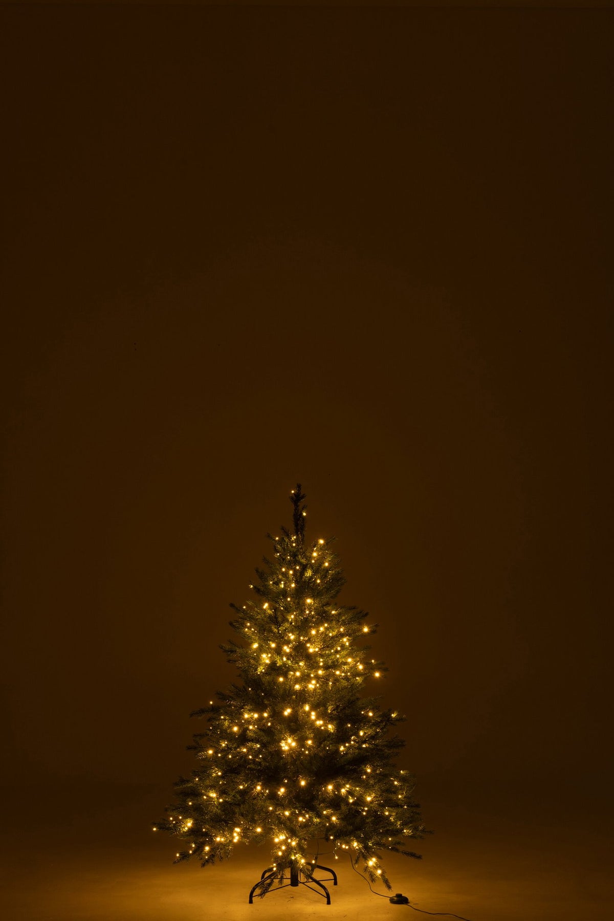 J-Line kerstboom 600 Led - kunststof - groen - S