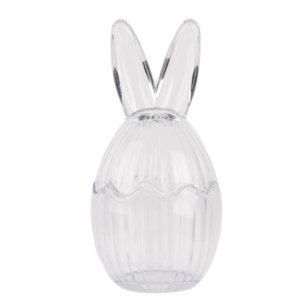Glazen potje Ei Ø 8x17 cm Transparant Glas